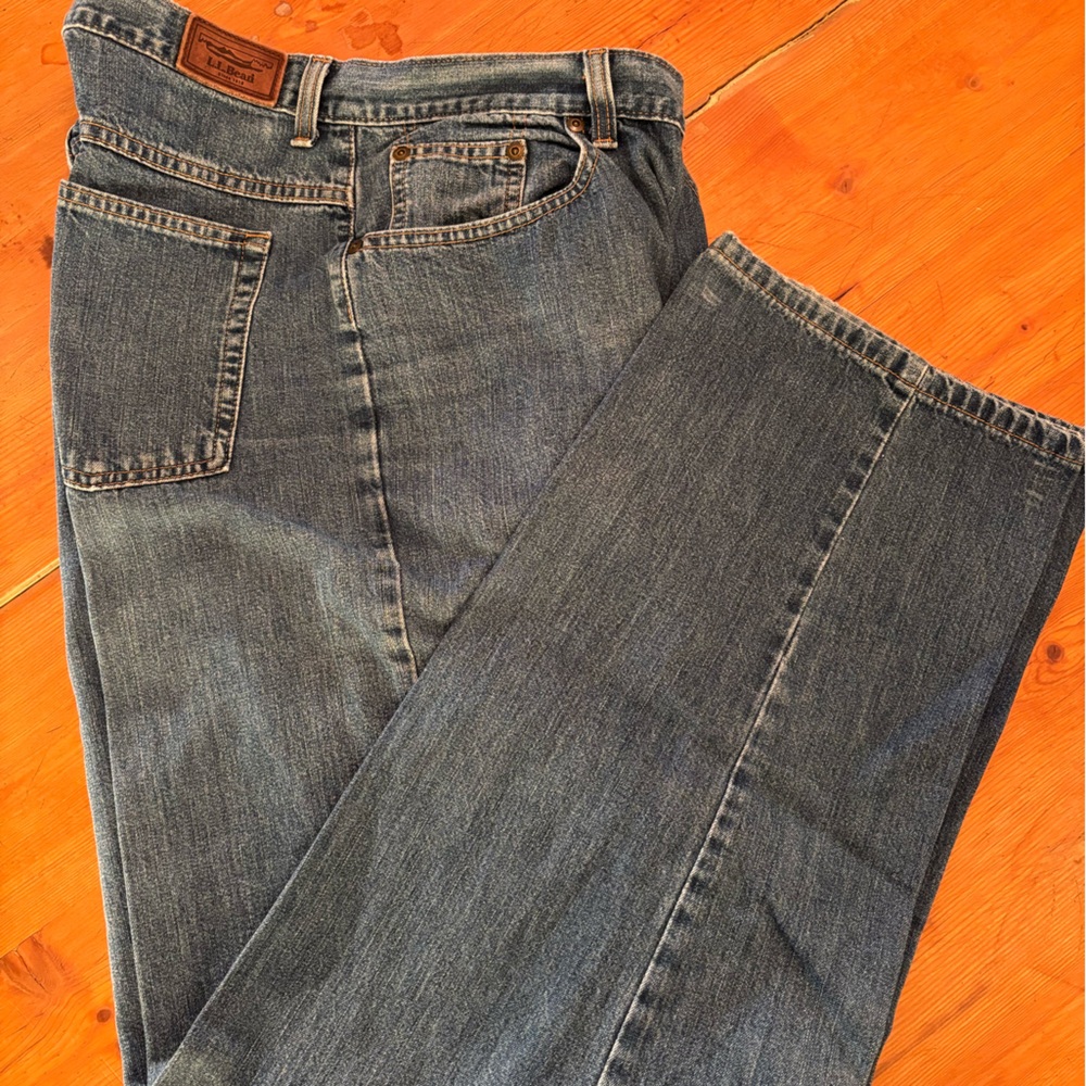 L.L. Bean Relaxed Fit Blue Jeans